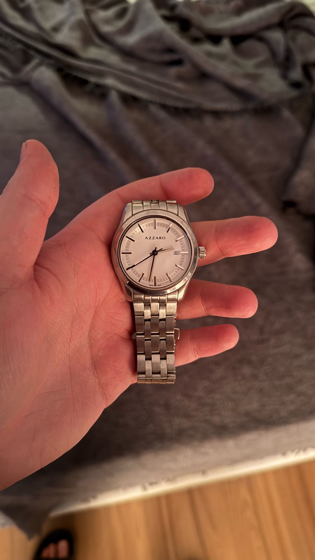 Azzaro Silver Watch