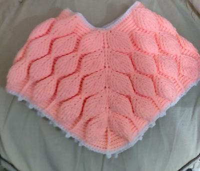 Pink Crocheted Blanket