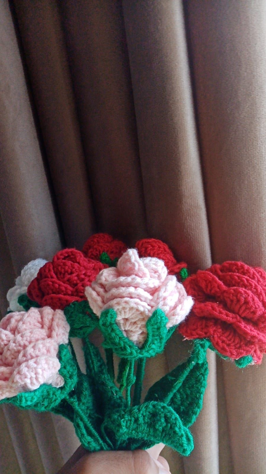 Crochet Flowers Bouquet