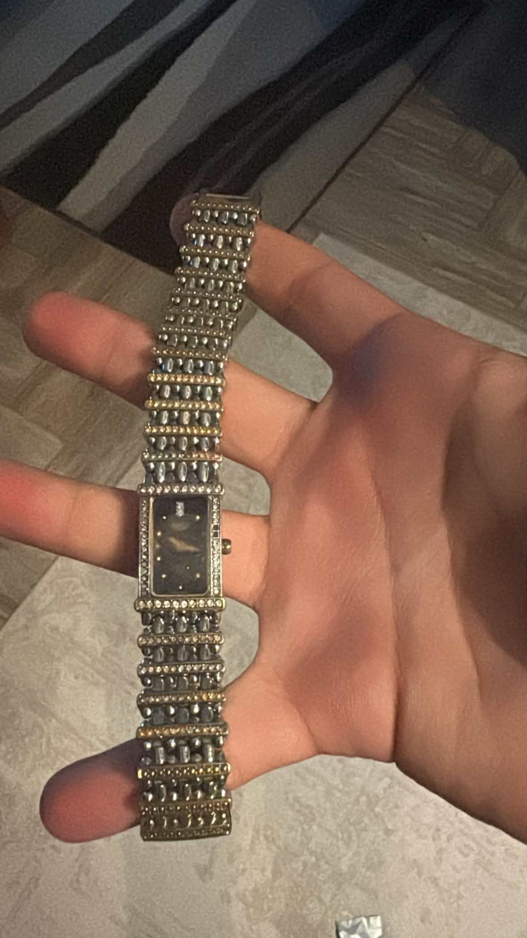 Studded Rectangle Watch