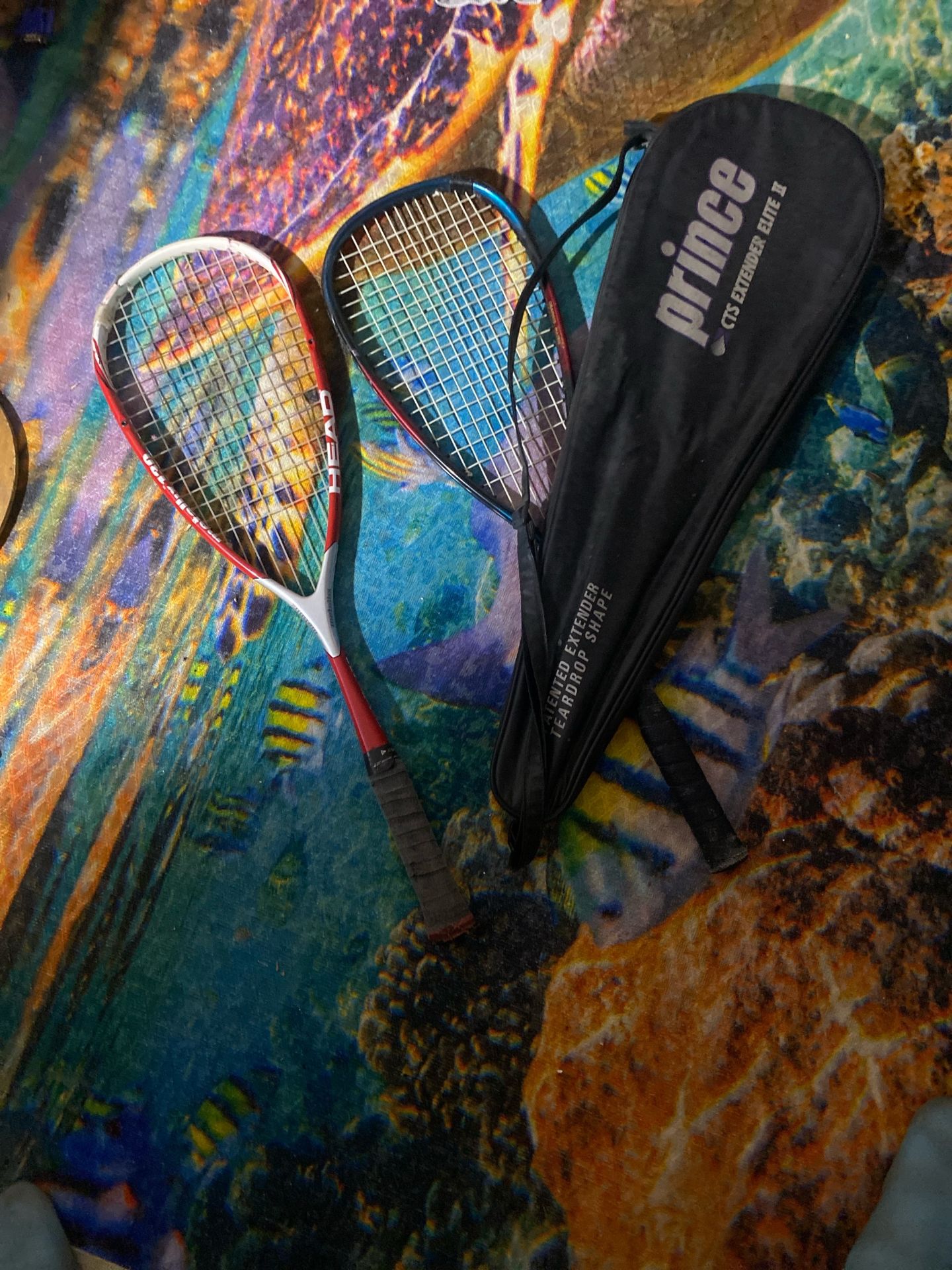 Tennis Rackets Pair with Case