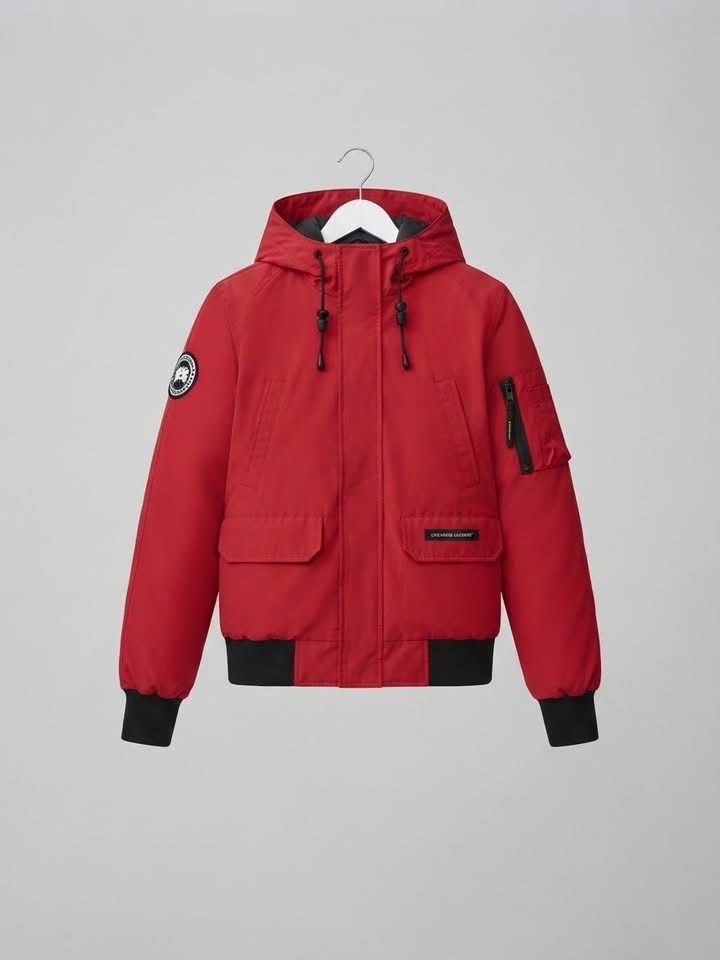 Bershka Red Puffer Jacket