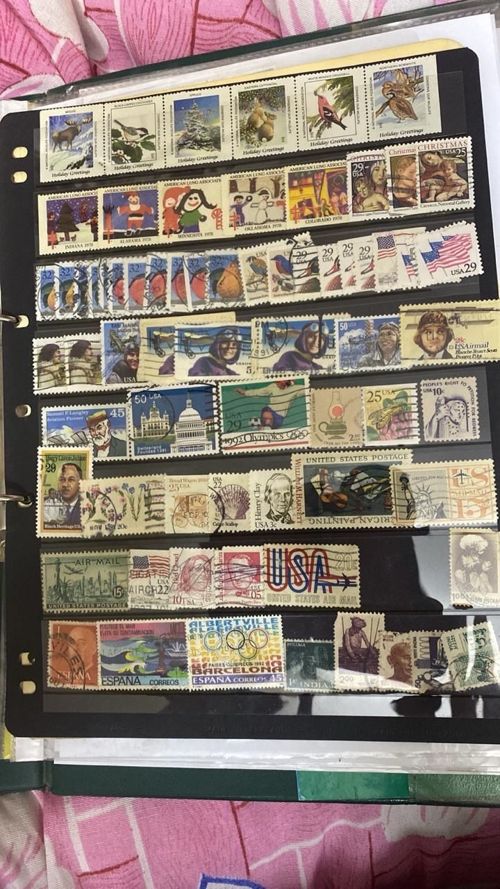 Vintage stamp collection