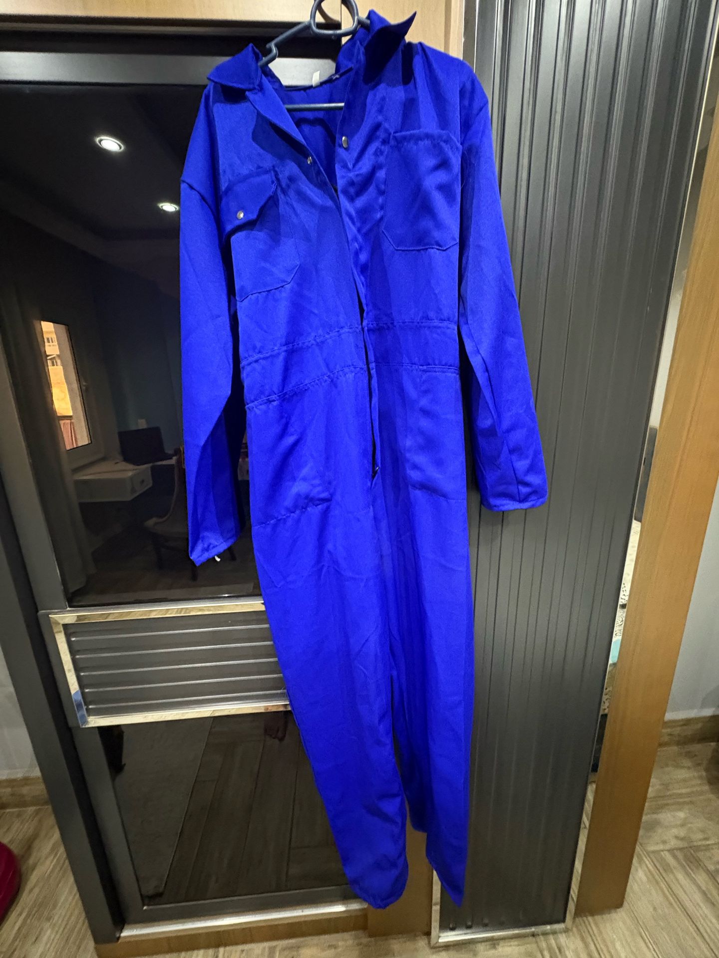 Blue Hooded Coveralls
