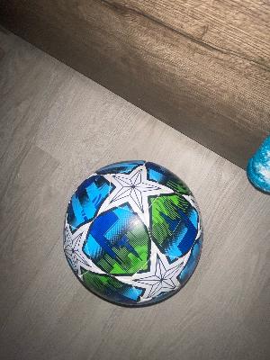 Soccer Ball Blue Green White