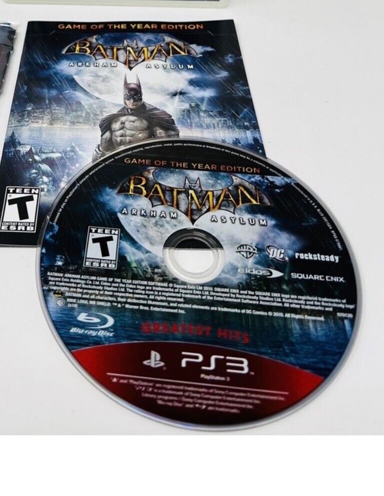 Batman Arkham Asylum GOTY PS3