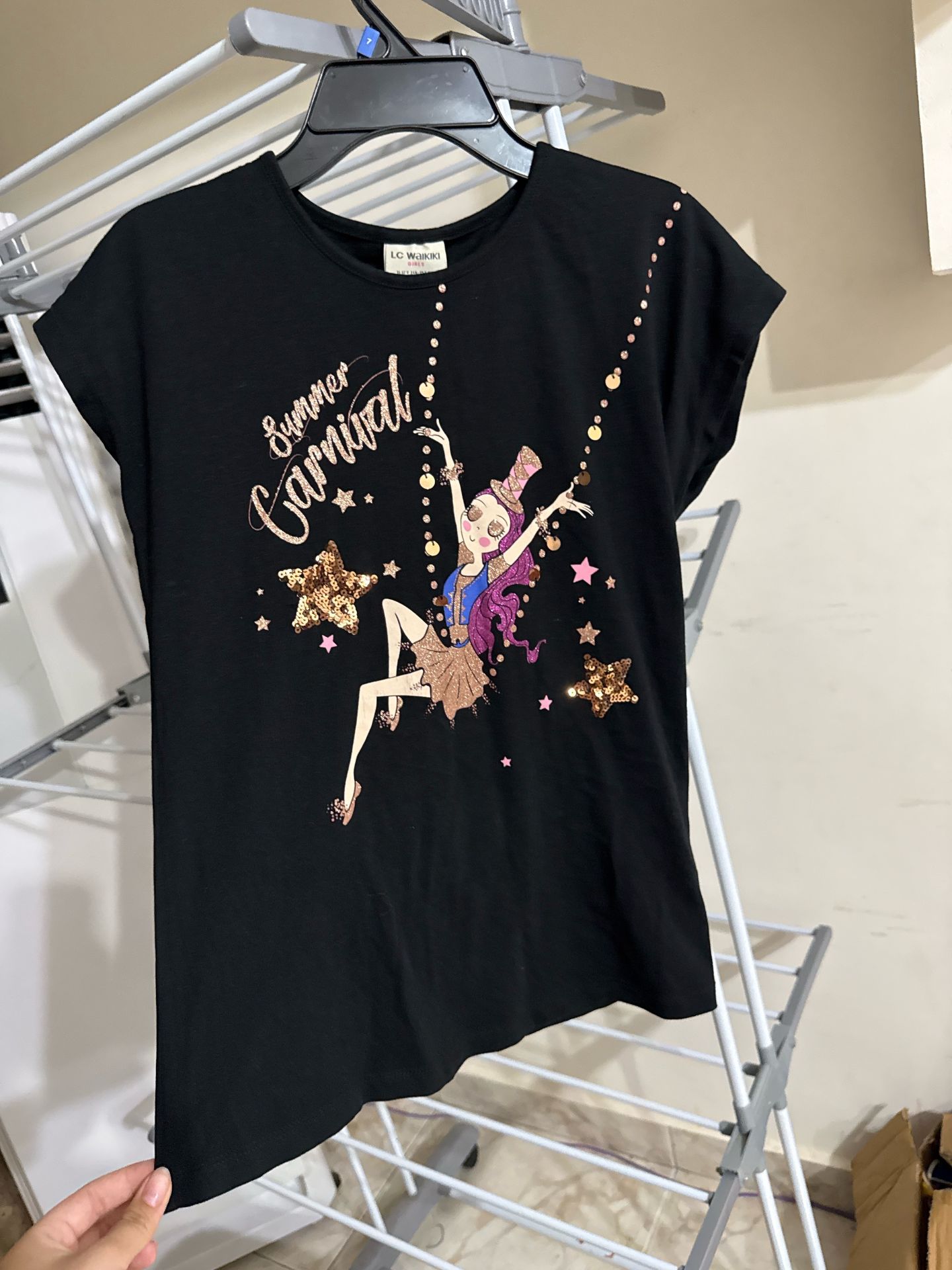 Summer Carnival Black T-shirt