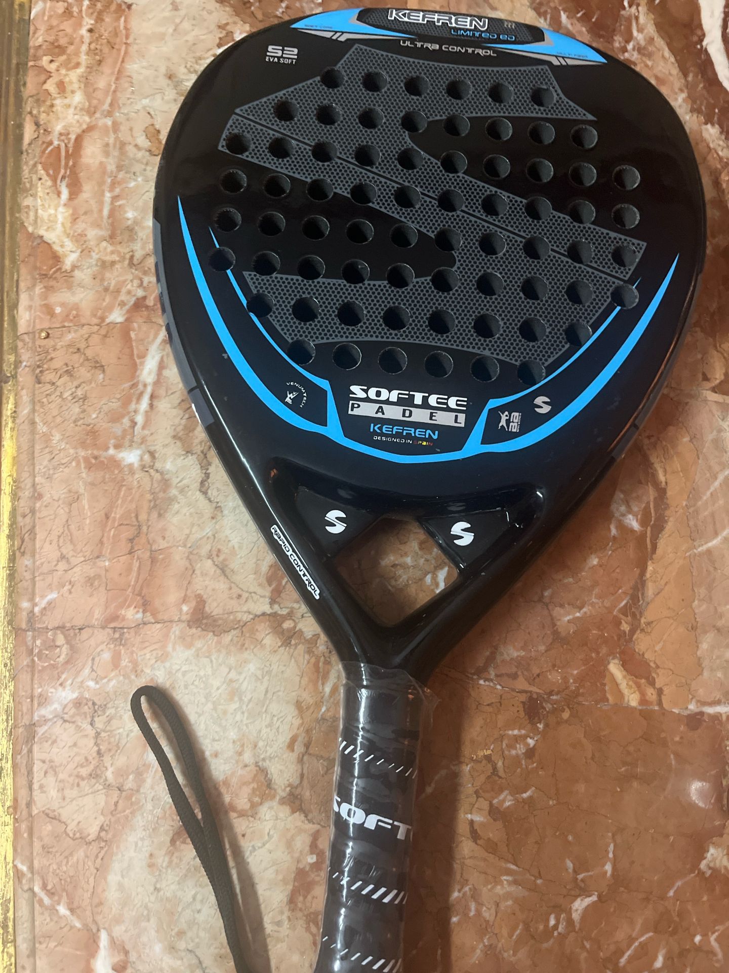 Softee Padel Racket Black Blue