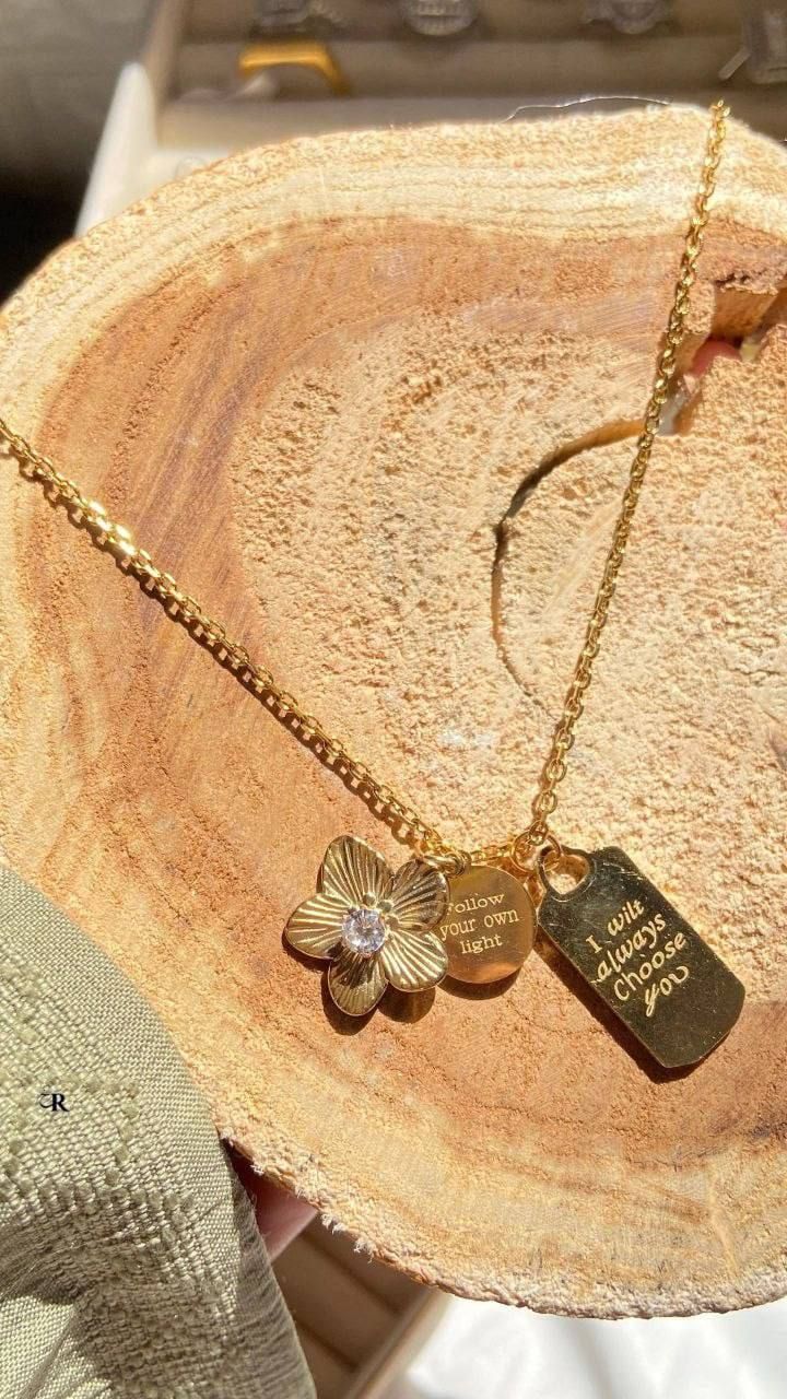 Gold Charm Necklace
