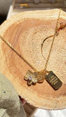 Gold Charm Necklace