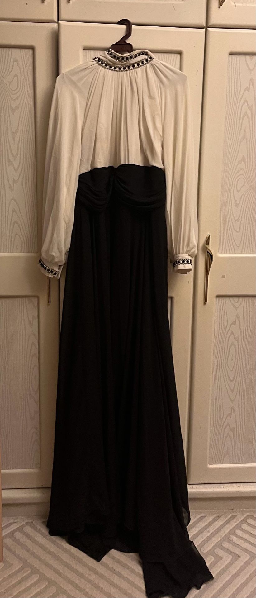 Black & White Evening Gown