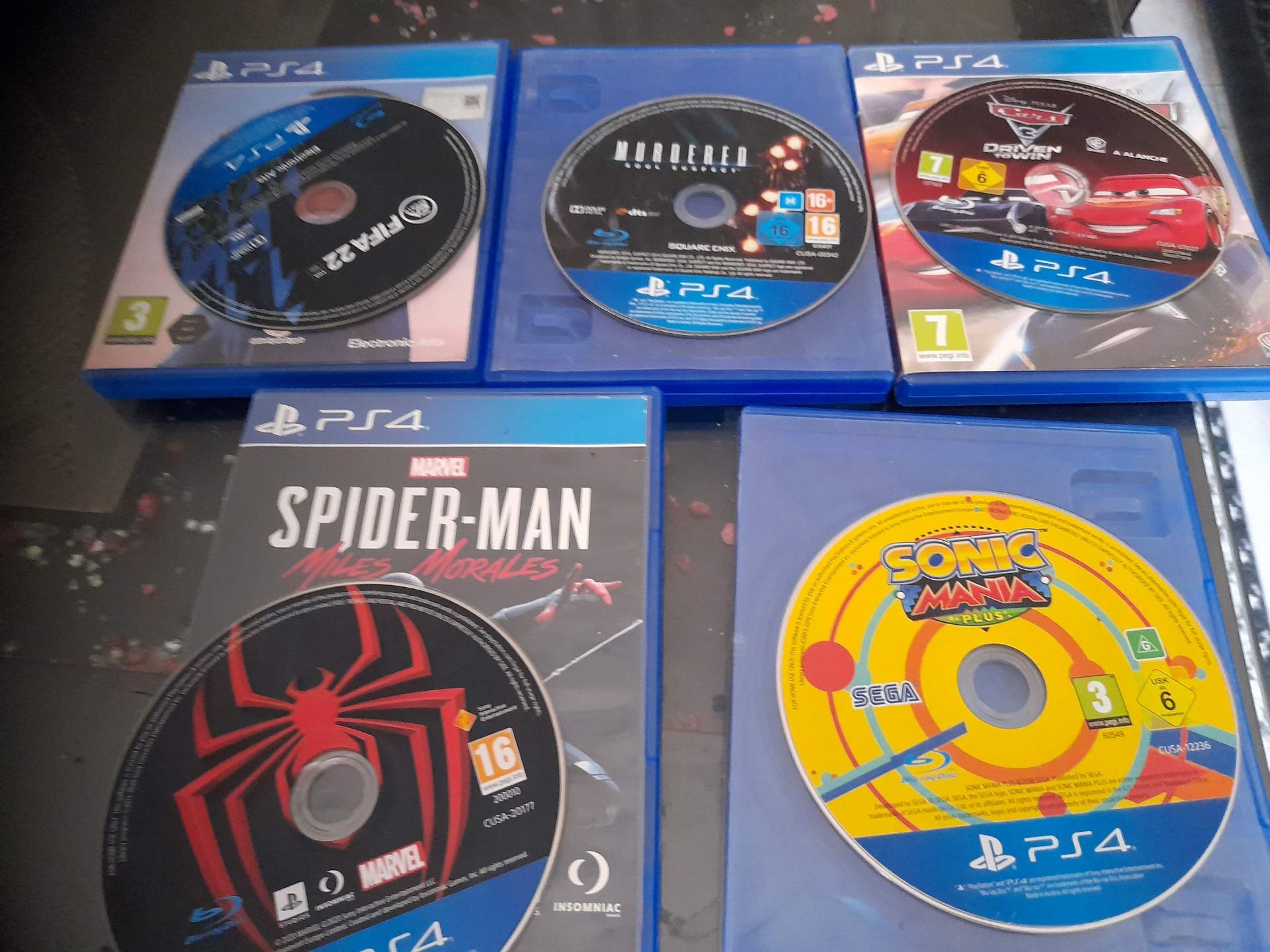 PS4 لعب فيديو 5 ألعاب