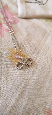 new silver necklace